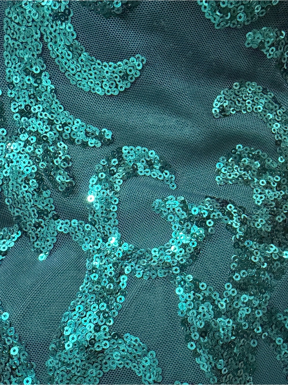 Windsor Emerald Green Sequined Dress